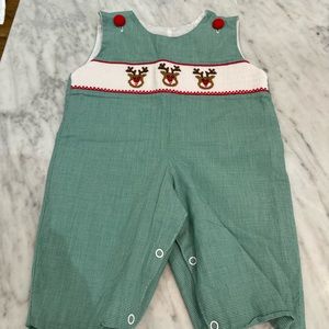 Christmas Reindeer Longalls. Size 6 months